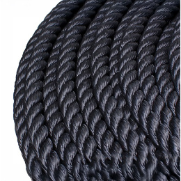 Канат полиэфирный 5.0 мм, тест 750 кг, черный Polytex (11540)